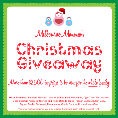 Melbourne Mamma's Christmas Giveaway