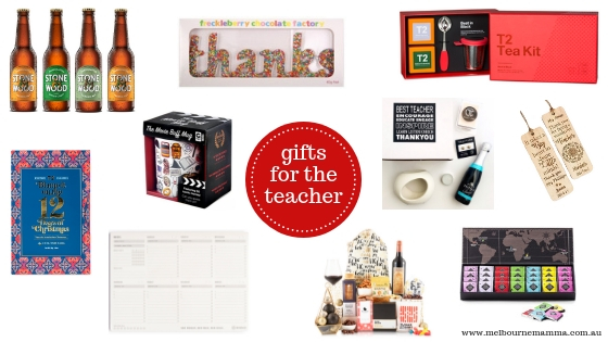 Melbourne Mamma - Melbourne Christmas Gift Guide 2018 - Christmas Gifts for Teachers