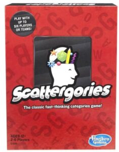 Scattergories game